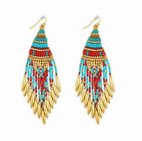 Dream Flow Beaded Earrings