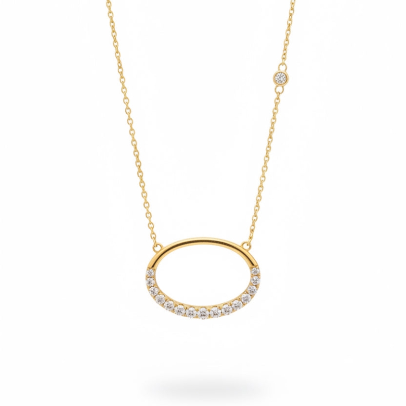 Diamond Horizon Necklace