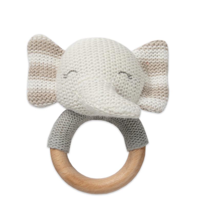 Elephant Teething Rattle