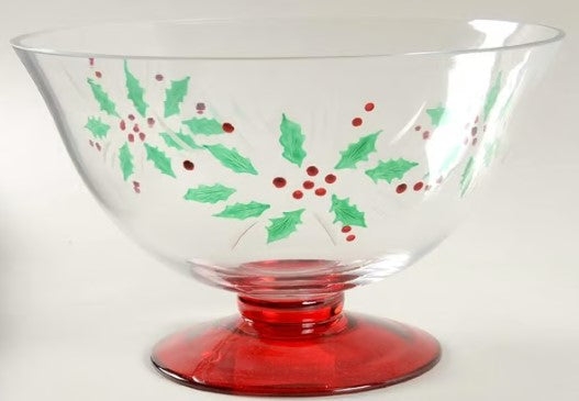 Festive Holly Large Bowl