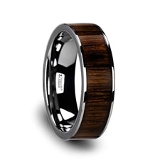 Bokken Tungsten Wedding Band