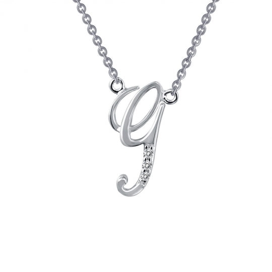 Letter G Pendant Necklace
