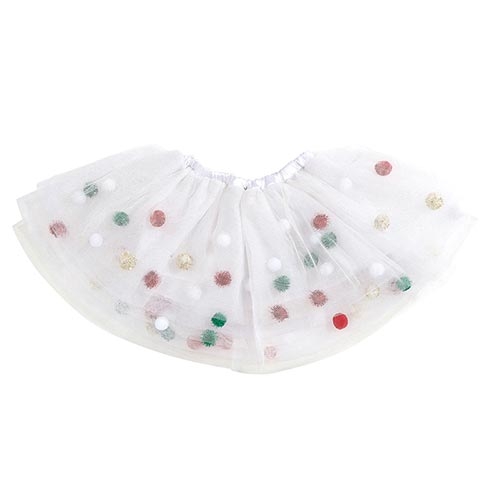 Tutu Skirt - Holiday Pom Pom
