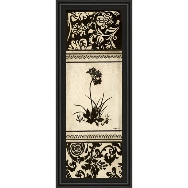 Garden Shadow I Matted and Framed