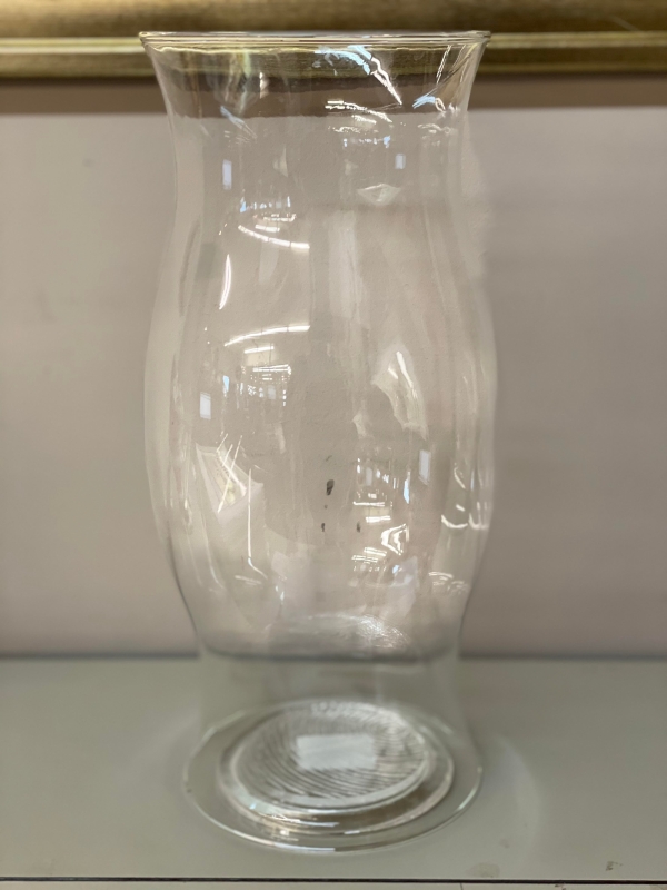 Glass Hurricane Candle Holder