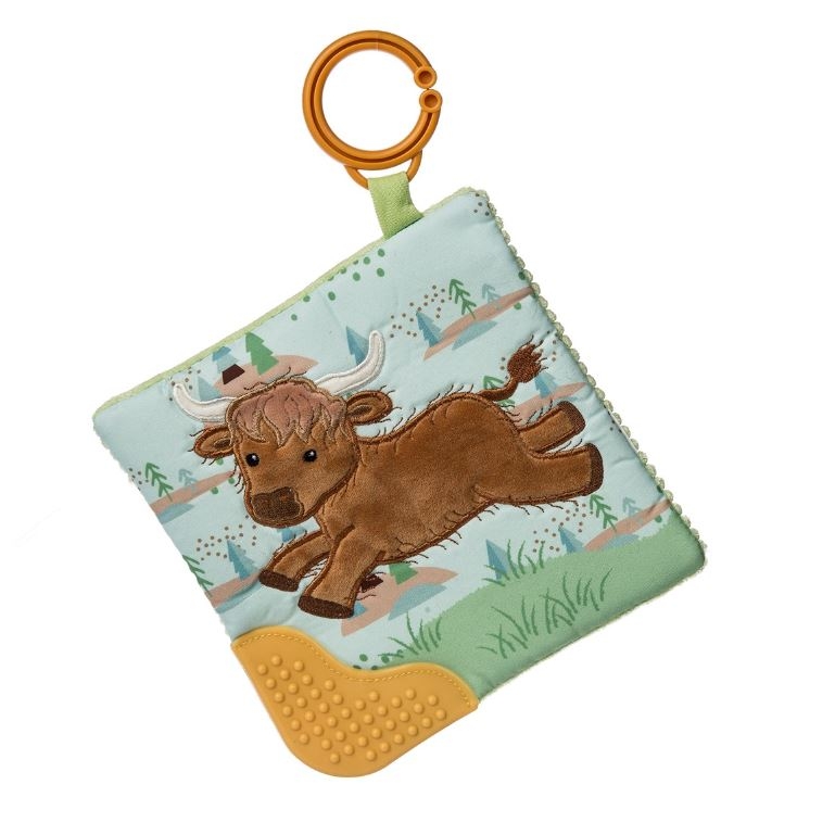 Hetty Highland Cow Crinkle Teether