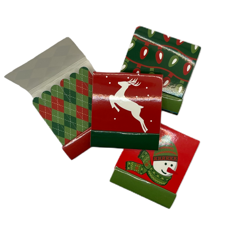 Holly Jolly Match Book Nail Files