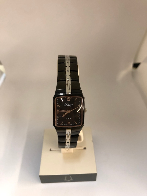 Stainless Steel and Black Watch