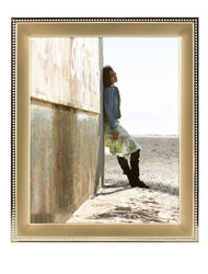 8x10 2-Tone Gold Bead Frame