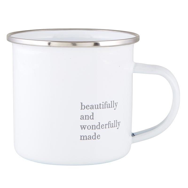 Enamel Keepsake Cup - Wonderfully Made