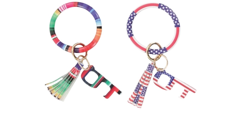 Bangle Keychain with Door Opener