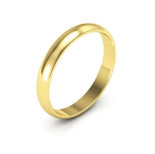 3mm Gold Wedding Band