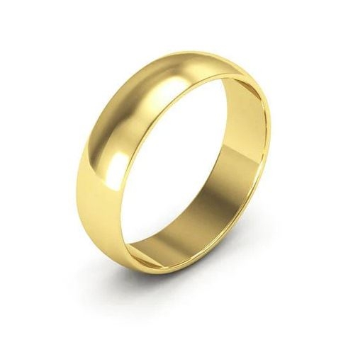 5mm Gold Wedding Band