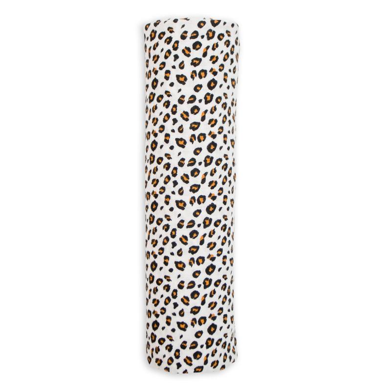 Lulujo Leopard Bamboo Swaddle