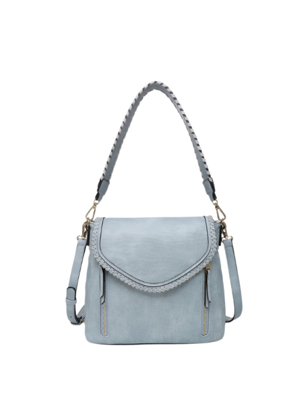 Lorelei Vegan Crossbody- Blue