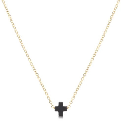 Small Signature Cross 16
