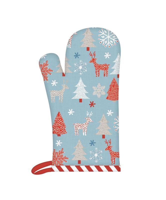 Nordic Noel Fabric Oven Mitt