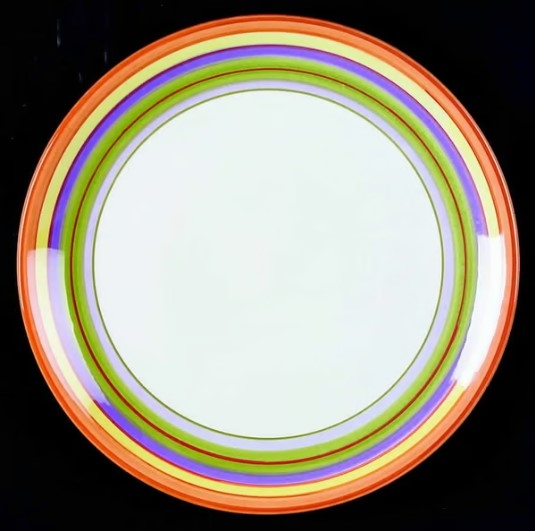 Orange Splash Dinner Plate by Dansk