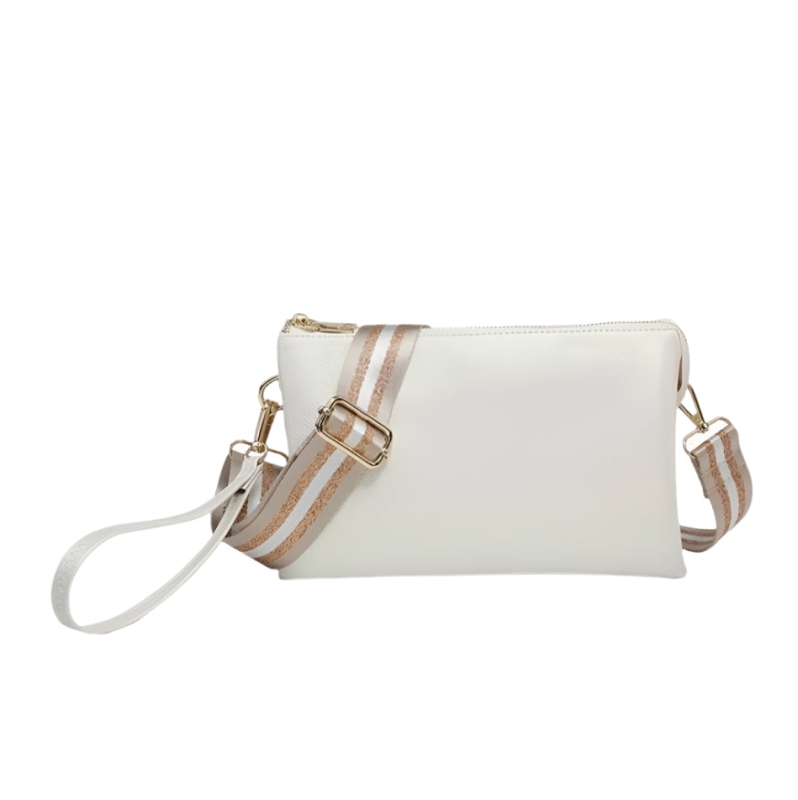 Izzy Crossbody- Pearl