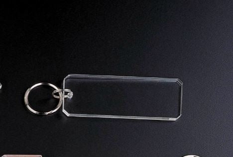 Oblong Acrylic Keychain