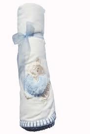 Blue Lamb Swaddle Blanket