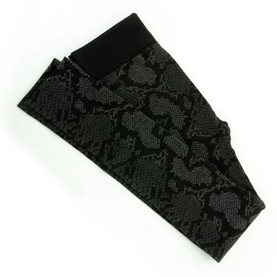 Snake Skin Fleece-Lined Leggings