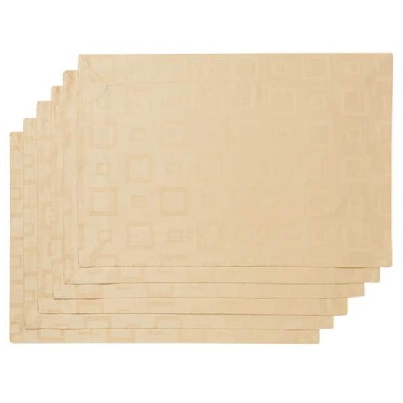 Manhattan Placemats Set of 7- Cream