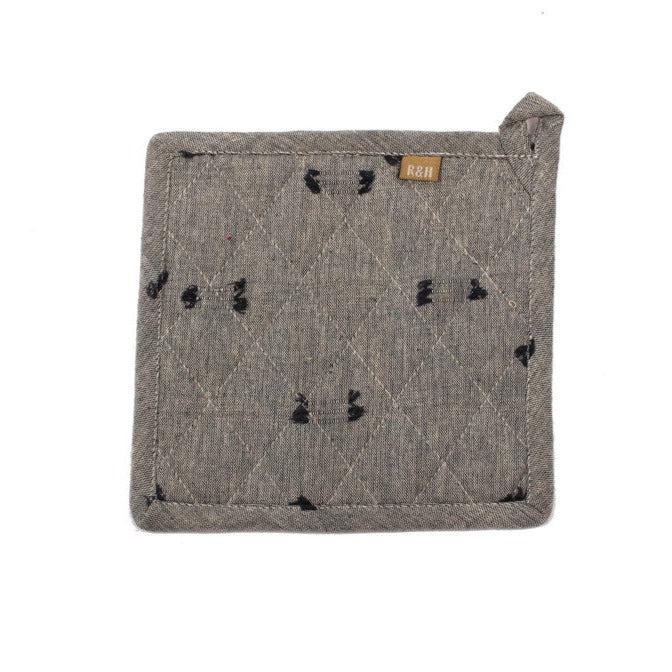 Tuft Pot Holder-Dark Slate