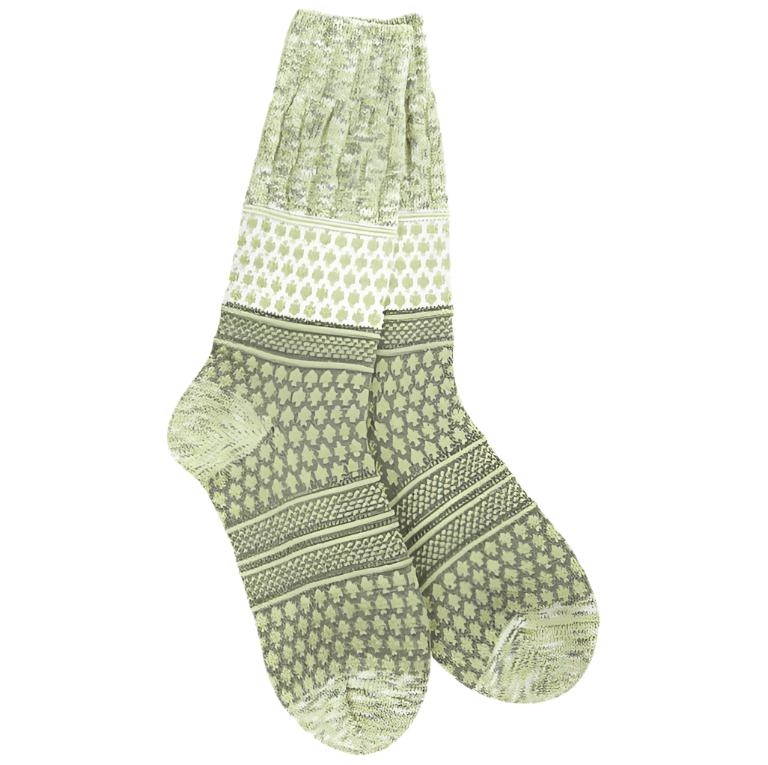 Weekend Gallery Textured Crew- Envy Multi