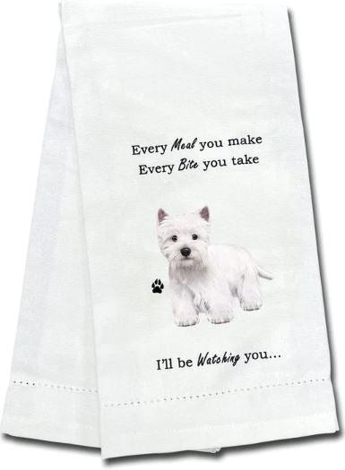 Westie Kitchen Towel
