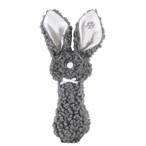 Woolly Bunny Post Rattle, 3 Asst