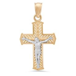 10KT Gold Crucifix Pendant