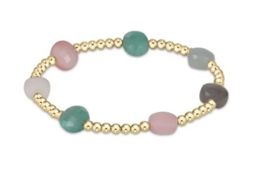 Admire Gold 3mm Bead Bracelet - Hot Mess