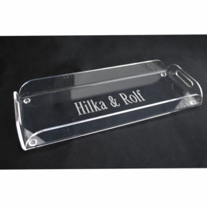 Acrylic Vanity / Bread Tray - Laser Engraved