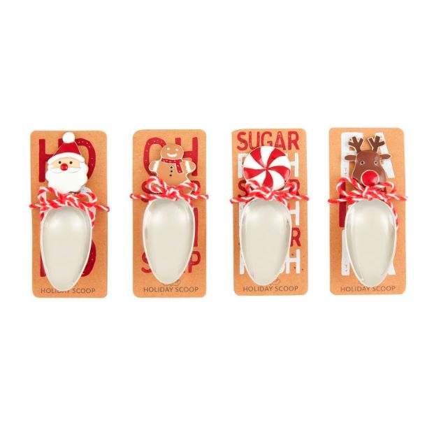 Metal Christmas Candy Scoop - 4 Asst.