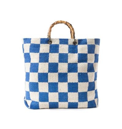Classic Cottage Checker Tote Bag