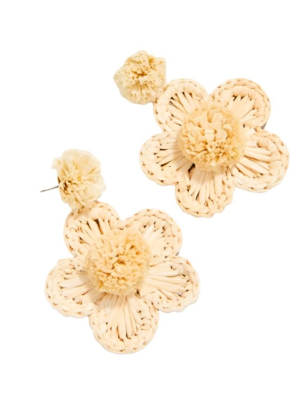 Crochet Flower Earrings