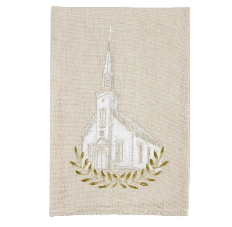 Church Painted Towel