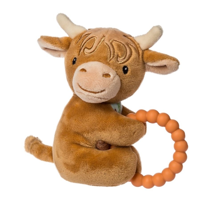 Hetty Highland Cow Teether Rattle