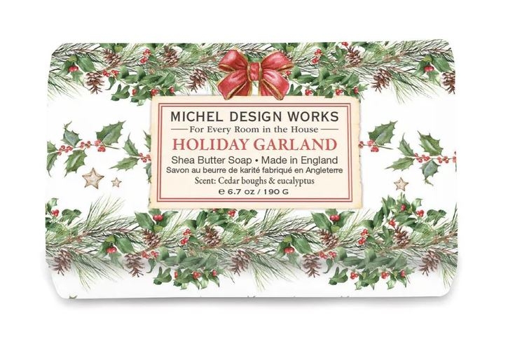 Holiday Garland Large Bath Soap