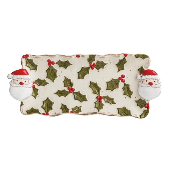 Christmas Holly Everything Dish