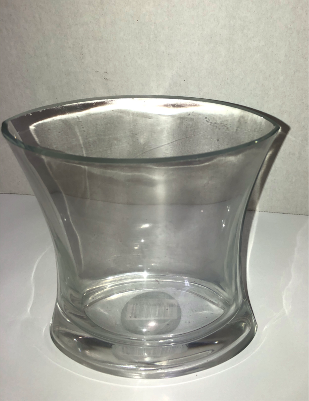 Oblong Glass Vase