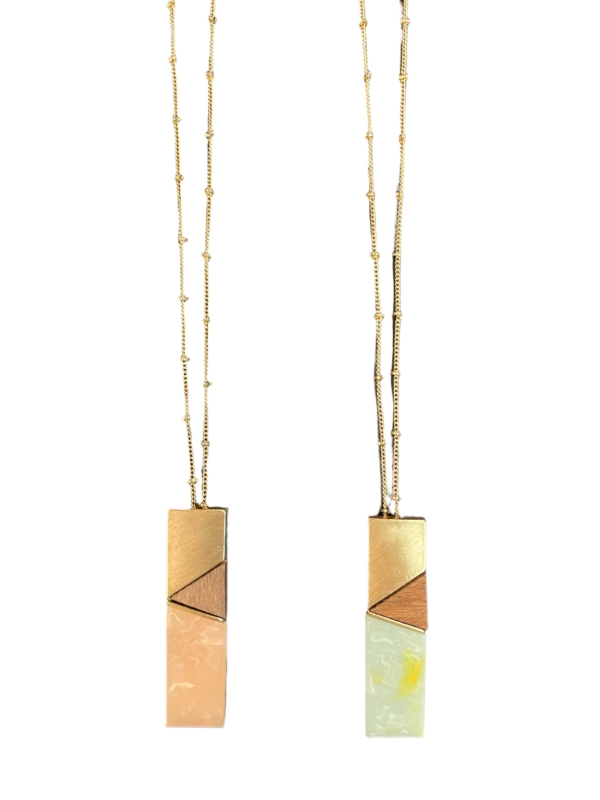 Simply Noelle Small Beaded Stone Necklace