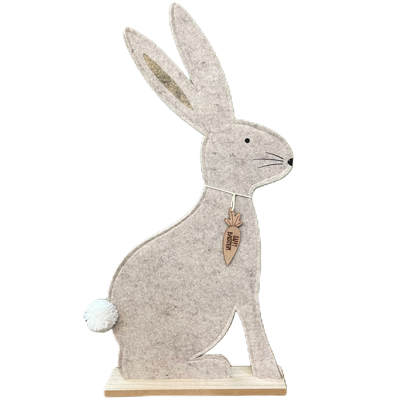 Large Felt Bunny Decor