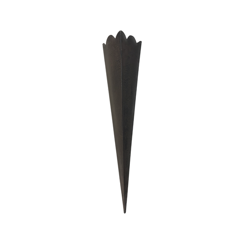 Brown Metal Wall Pocket, 3 Asst