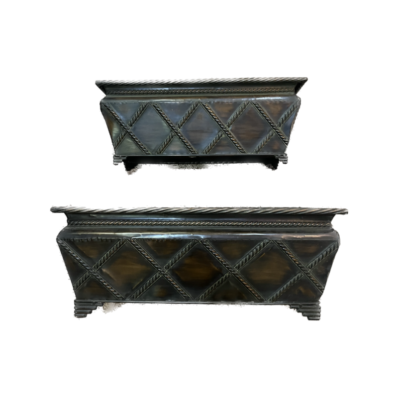 Bronze Oblong Tin