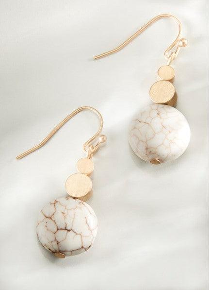 Moon Drop Earrings