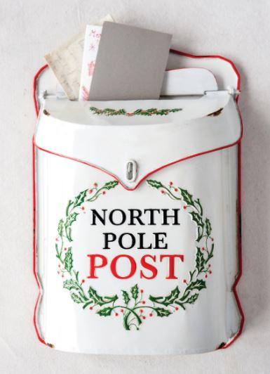 Embossed Tin North Pole Post