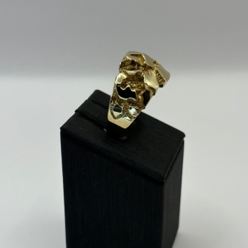 Men’s Gold Nugget Style Ring