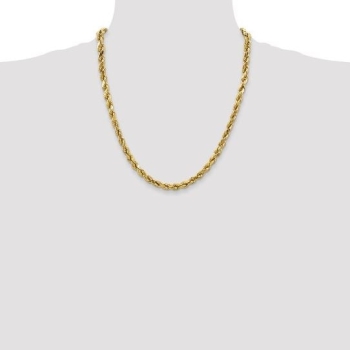 10k 4mm Solid Rope Chain